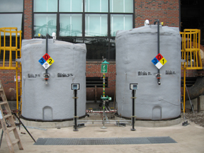 Powerhouse treatment tanks