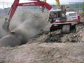 Photograph of Fuel Tank Installation, Coxsackie, NY